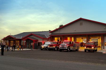 LTA Architects designed the Genesee Emergency Services Facility new fire facility