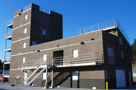 LTA Architects designed Kootenai Fire and Rescue Fire Training Tower